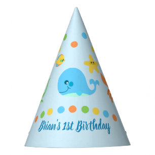 Chapeaux De Fêtes Sous le casquette de fête d'anniversaire de mer