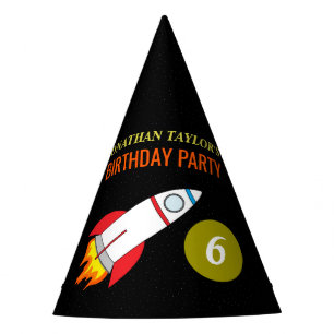 Chapeaux De Fêtes Space Rocket to the Moon Children's Birthday