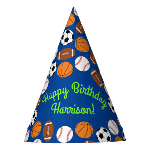 Chapeaux De Fêtes Sports Anniversaire Fête Enfants mignonne