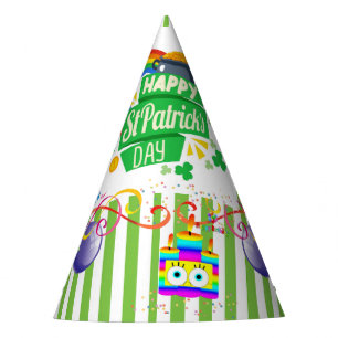 Chapeaux De Fêtes St. Patrick's Day Joyeux Anniversaire Papier Party