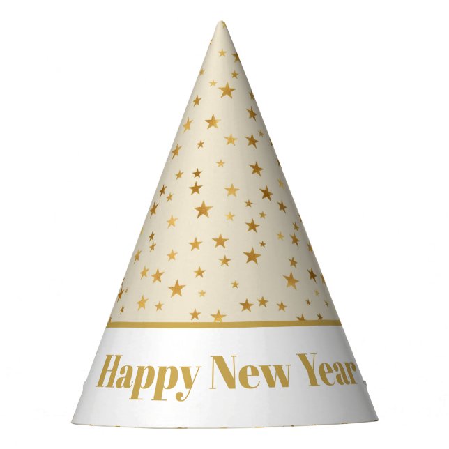 Chapeaux De Fêtes Stars Happy New Year Hat (Devant)