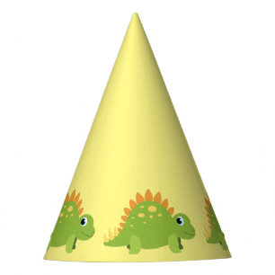 Chapeaux De Fêtes Stegosaurus Dinosaur fête d'anniversaire