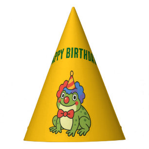 Chapeaux De Fêtes Sticker de grenouille clown drôle