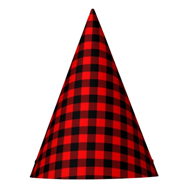 Chapeaux De Fêtes Style de bûcheron - tissu rouge + vos idées (Devant)