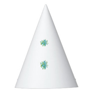 Chapeaux De Fêtes Style Décoratif, Crème Menthe, Bleu Fontaine, Turq
