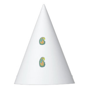 Chapeaux De Fêtes Style Décoratif, Vert Bleu Foncé, Bataille
