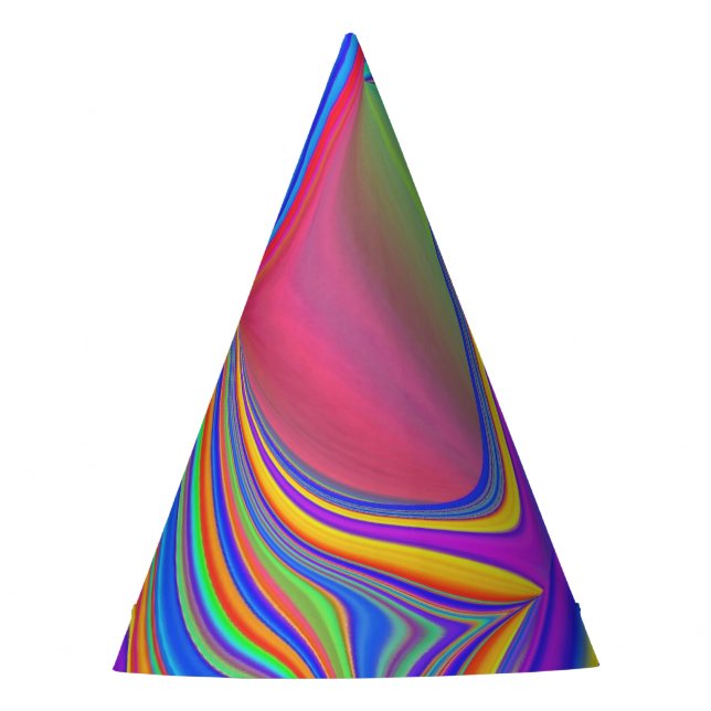 Chapeaux De Fêtes Summerfeel, Rainbowart 3D Abstrait (Devant)