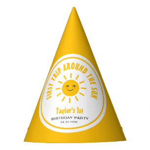 Chapeaux De Fêtes Sunshine Premier Voyage Autour Du Soleil Premier A