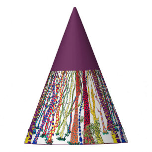 Chapeaux De Fêtes super fun fou forêt aquarelle