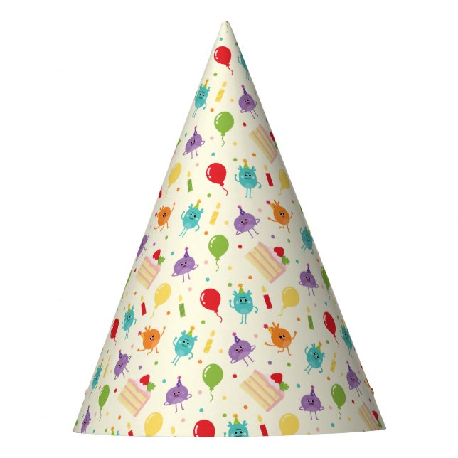 Chapeaux De Fêtes Super simple | Motif de gâteau d'anniversaire (Devant)