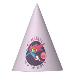Chapeaux De Fêtes Supergirl Flying Upwards Illustration