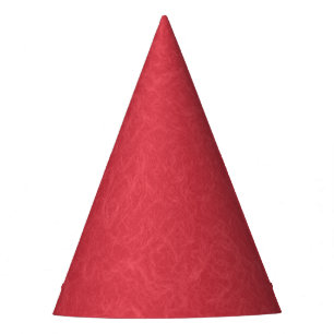 Chapeaux De Fêtes Surface texturée rouge avec un motif subtil en spi