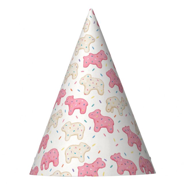 Chapeaux De Fêtes Sweet Frosted Animal Cookie Party Hat (Devant)