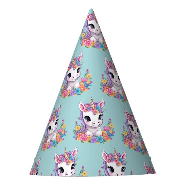 Chapeaux De Fêtes Sweet Magique Baby Unicorn (Devant)