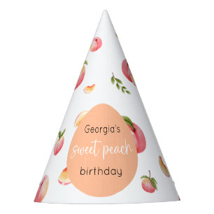 Chapeaux De Fêtes Sweet Peach 1er anniversaire