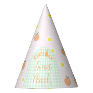 Chapeaux De Fêtes Sweet Peach 1er anniversaire