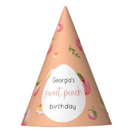 Chapeaux De Fêtes Sweet Peach 1er anniversaire