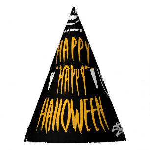 Chapeaux De Fêtes Symboles d'Halloween dessinés à la main, collectio