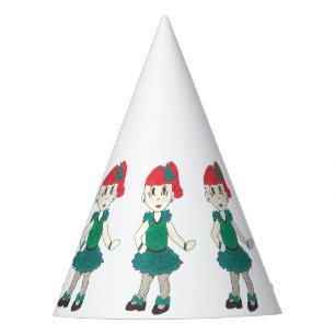 Chapeaux De Fêtes Tap Dancing Girl Dance Considérant Costume vert Tu