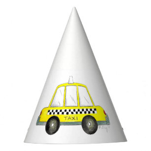 Chapeaux De Fêtes Taxi Jaune NYC Cabine New York City Anniversaire