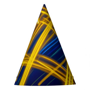 Chapeaux De Fêtes Technologie Cyberpunk de Vitesse de Lumière Abstra