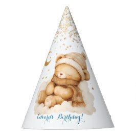 Chapeaux De Fêtes Teddy Bear Beige Moon Anniversaire