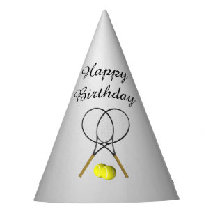 Chapeaux De Fêtes Tennis Sport Thème Anniversaire