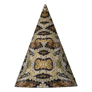 Chapeaux De Fêtes Texture Motif de la peau de serpent