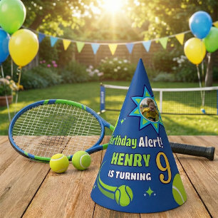 Chapeaux De Fêtes Thème Anniversaire Tennis Amusant pour Enfants