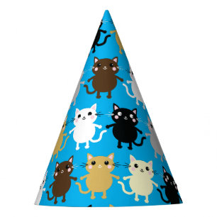 Chapeaux De Fêtes Thème de fête d'anniversaire de 1ère année de chat