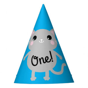 Chapeaux De Fêtes Thème de fête d'anniversaire de Cat Cute Kitty