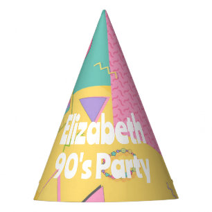 Chapeaux De Fêtes Thème des années 90 Anniversaire Casquettes