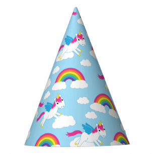 Chapeaux De Fêtes Thème mignon de fête d'anniversaire de licornes