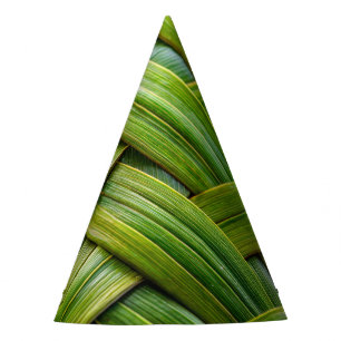 Chapeaux De Fêtes Tissu de bambou vert frais