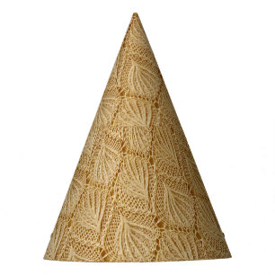 Chapeaux De Fêtes Tissu de dentelle élégant : motifs texturés.