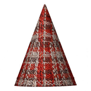 Chapeaux De Fêtes Tissu taran rouge : Arrière - plan texturé
