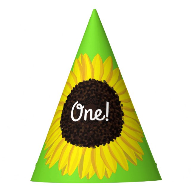 Chapeaux De Fêtes Tournesol fête d'anniversaire (Devant)
