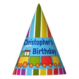 Chapeaux De Fêtes Train Anniversaire Personnalisé