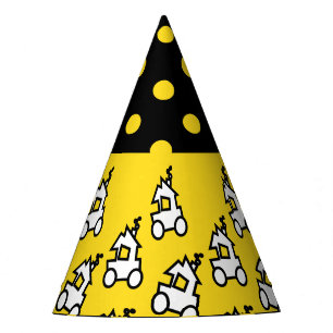 Chapeaux De Fêtes Train et Pois Casquette de fête d'anniversaire