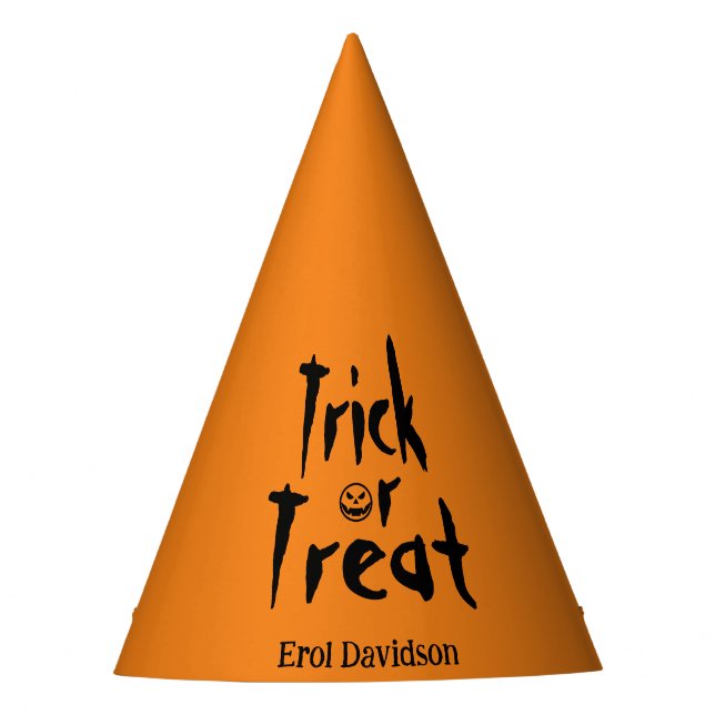 Chapeaux De Fêtes Treak ou traitement Halloween Customisé (Devant)