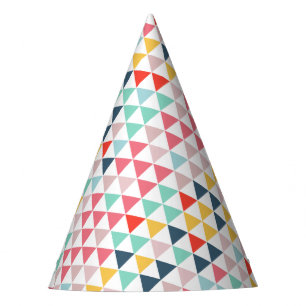 Chapeaux De Fêtes Triangles de couleur de cirque