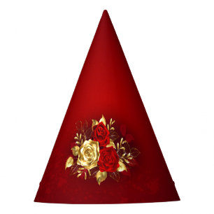 Chapeaux De Fêtes Trois Roses de bijoux