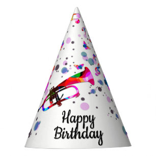 Chapeaux De Fêtes Trompette d'anniversaire festive