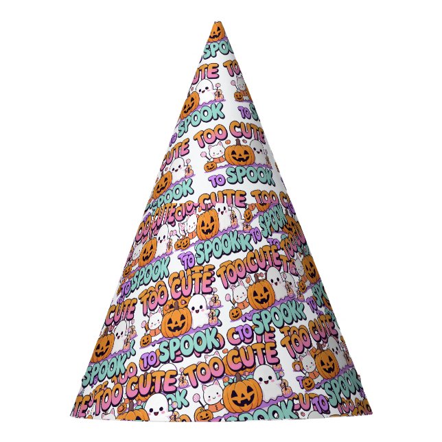Chapeaux De Fêtes Trop mignon pour parler - Kawaii Pastel Halloween (Devant)