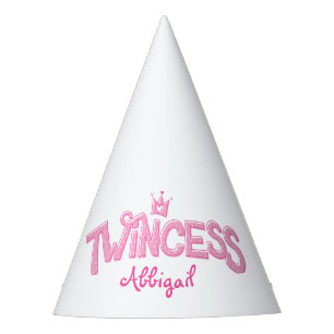 Chapeaux De Fêtes Twincess Twin Birthday Party Casquette pour les fi