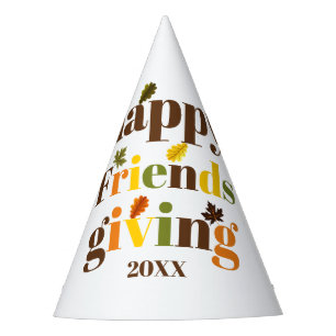 Chapeaux De Fêtes Une typographie colorée et des feuilles d'automne
