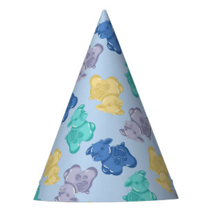 Chapeaux De Fêtes Vache gommeuse baie glaciaire bleu glacé