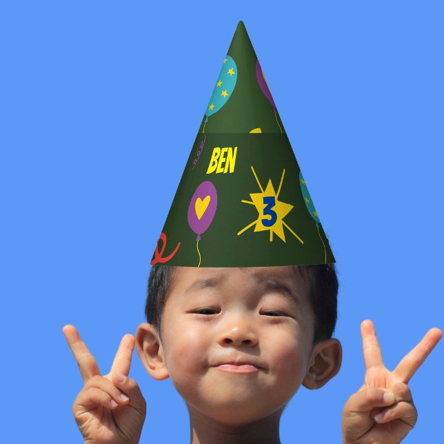 Chapeaux De Fêtes Vaisselle de fête pour enfants Dinosaur (Créateur téléchargé)