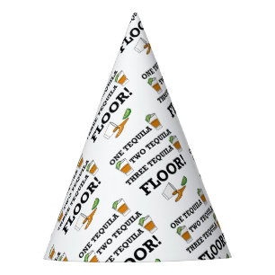 Chapeaux De Fêtes Verre à liqueur de tequila avec le cocktail de