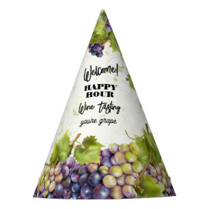 Chapeaux De Fêtes Vignoble de raisin